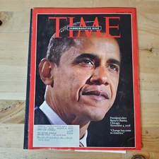 Time Magazine Commemorative Issue (Nov 17, 2008) - President Elect Barack Obama