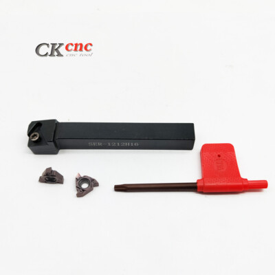 Set Di 10 Inserti Filettati 16ER AG60 E Portautensili Per Tornio - Foto 8