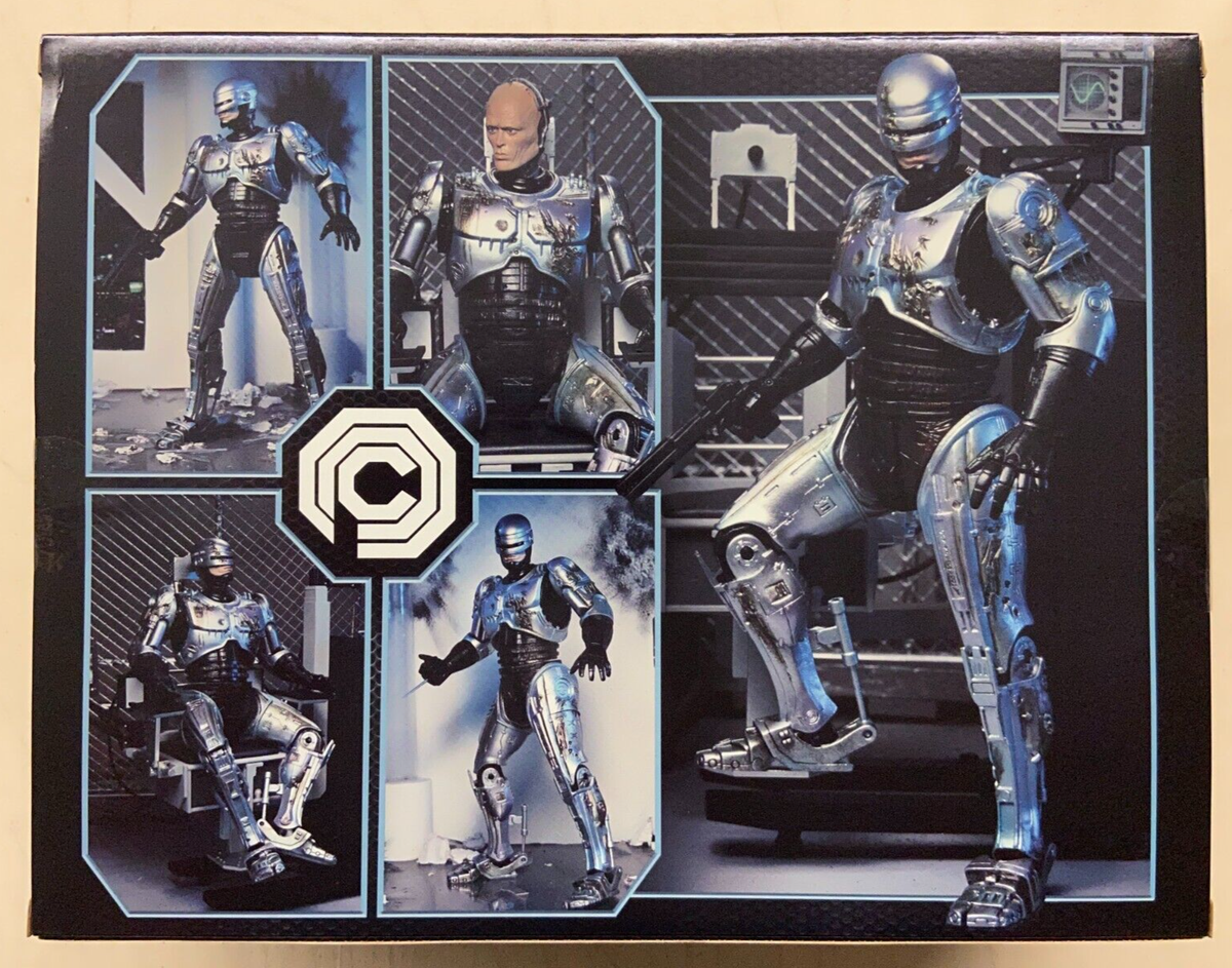 Neca Ultimate Battle Damaged RoboCop Figure w/ Chair MIB - Actor