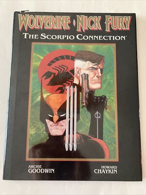 Wolverine Nick Fury The Scorpio Connection 1989 HC With DJ