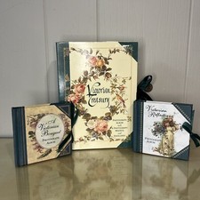 VINTAGE Victorian Treasury  2 Mini Photograph Albums Photo Mounts  Envelopes