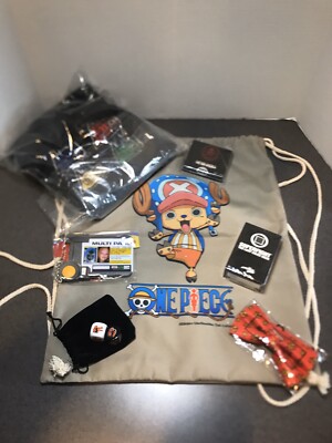 Katsucon One Piece Bag Beanie Scarf Superfight Deck Dice Bowtie Loot Crate Ebay