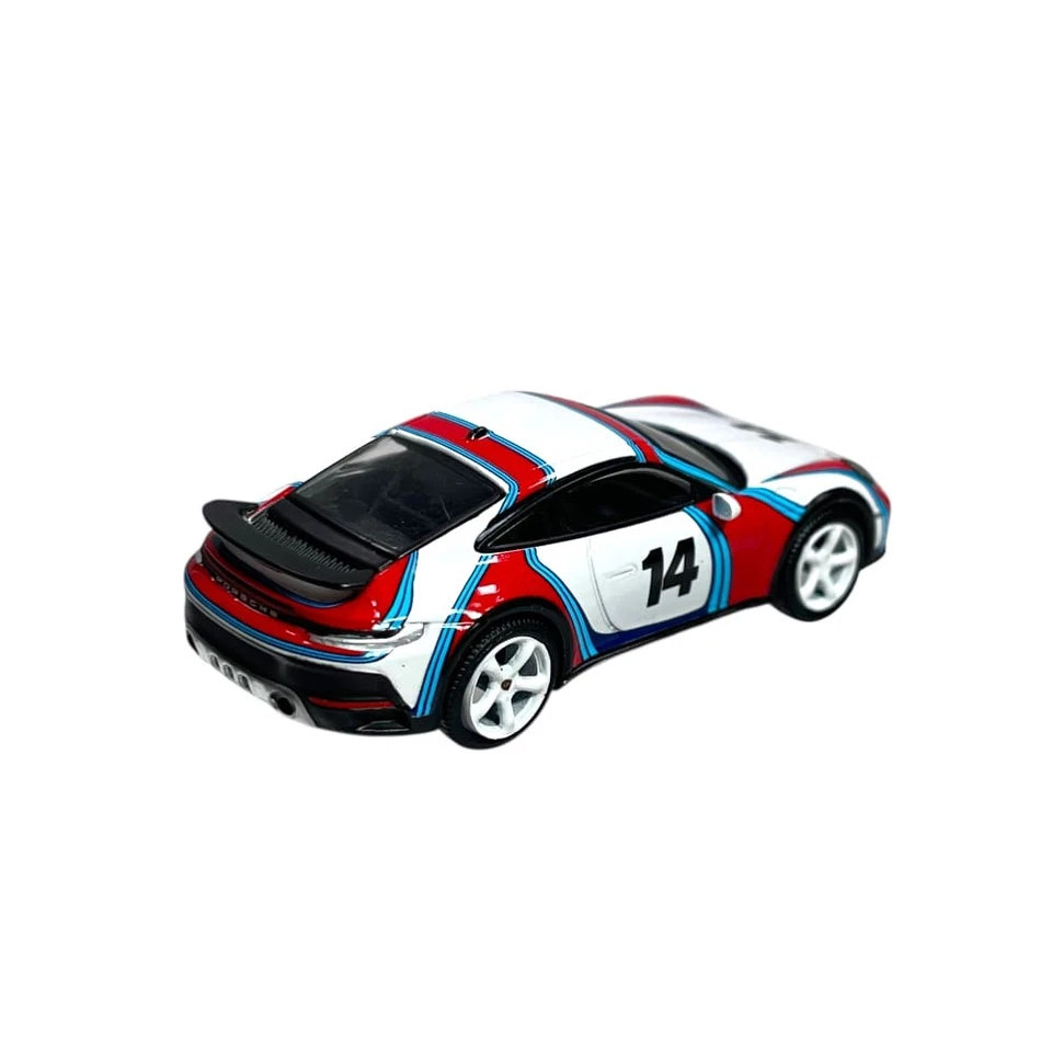 Modellino Auto Spark 1/64 Porsche 911 Dakar 992 Martini #14 Rally Dakar 1978 - Immagine 4 di 4