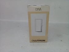 LUTRON DVSTV-WH Lighting Dimmer Control  White