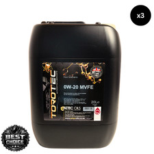 3x20L Torotec 0W-20 Engine Oil C5/C6 BMW LL-17 FE+ MB 229.71 Opel OV 040 1547 5.45 per litre
