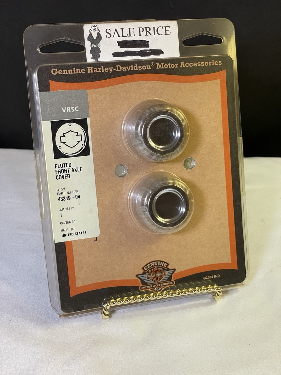 NEW BILLET CHROME HARLEY DAVIDSON FRONT AXLE COVERS FOR V-ROD