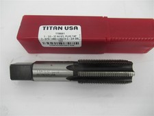 Titan USA TT90681 , 1-1/4-12 UNF HSS Straight Flute Plug Tap