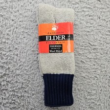 ELDER Everywhere Thermal Wool Blend Socks Men 10-13 Made in USA NEW