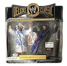 WWE THE UNDERTAKER AND SHAWN MICHAELS SIGNED HEAVEN HELL CLASSIC 2 PACK PSA COA