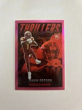 2022 Panini Rookies & Stars - Thrillers Jahan Dotson #TH-26 Pink Prizm /75 (RC)