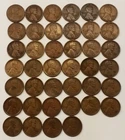 Lot of Forty 1921-S Lincoln Wheat Cents.....Good to Fine