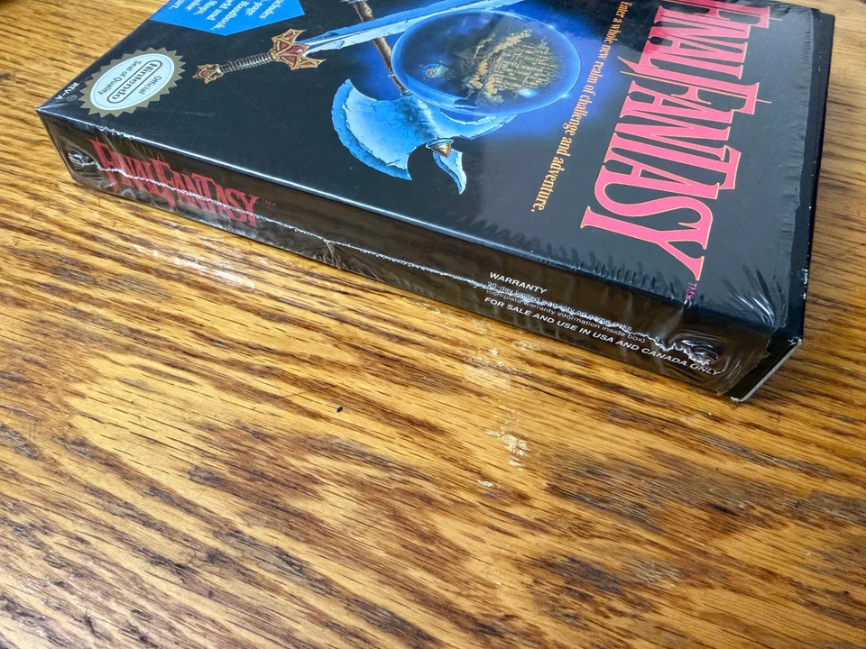 rpg Final Fantasy complete in box seal nintendo nes maps/charts factory MINT - Image 4 of 4