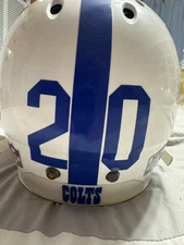 Indianapolis Colts game worn used NFL helmet gameworn gameused Notre Dame Irish