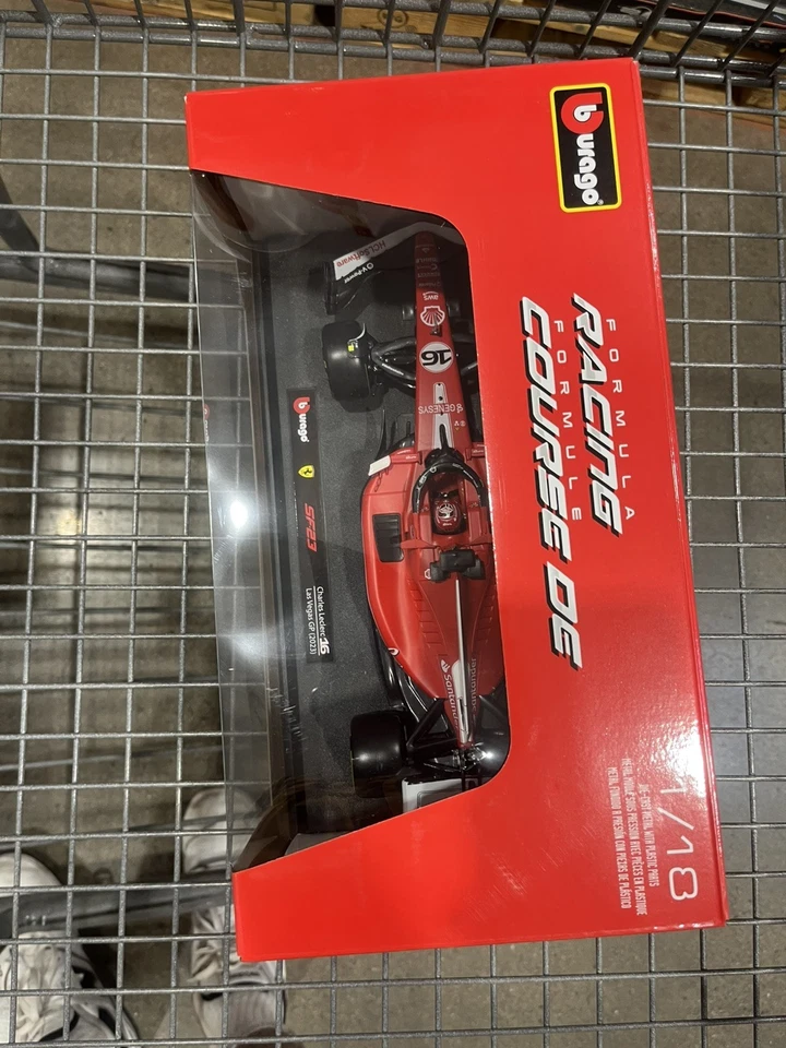 Burago 1:18 Ferrari SF-23 Charles Leclerc Las Vegas GP Livery F1 Diecast Model. - Image 4 of 4