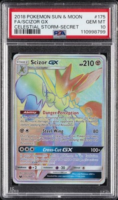 Scizor GX (Secret) 175/168 Sm-Celestial Storm Holo for sale online