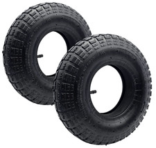 2x Schubkarrereifen 4.00-6 4PR mit Schlauch Ersatzreifen Luftreifen HERO Premium