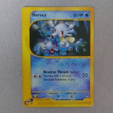 Horsea 85/147 Common Aquapolis Set Collectible Nintendo Pokemon Card