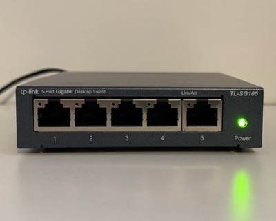 TP-LINK TL-SG105 - 5 Port Gigabit Unmanaged Ethernet Network Switch