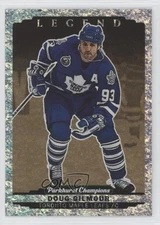 2022 Upper Deck Parkhurst Champions Legends Gold speckled Doug Gilmour HOF 03uh