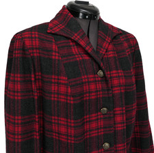 VTG Pendleton Traveller Buffalo Plaid Virgin ...