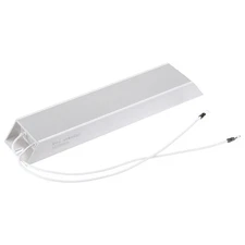 400 Ohm 500W Aluminum Housing Wirewound Braking Resistor, Silver Tone