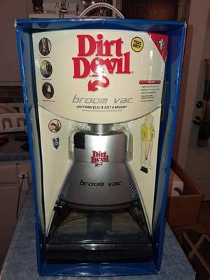 #ad NEW Dirt DevilBroom Vac Cordless Rechargeable Bagless Vacuum Gray BV2030SLV $39.99