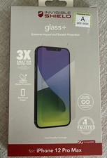 ZAGG - InvisibleShield  Glass Screen Protector for Apple iPhone 12 Pro Max -...