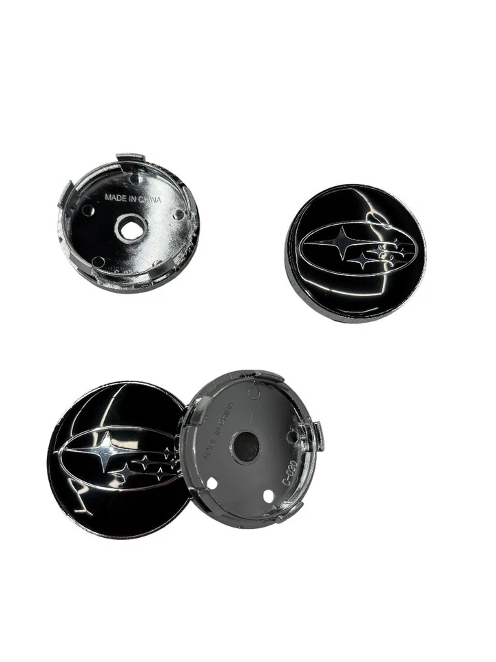 КОМПЛЕКТ ИЗ 4 ЦЕНТРАЛЬНЫХ КОЛПАКОВ КОЛЕС SUBARU ЧЕРНЫЙ ЛОГОТИП 60 ММ 28821SA030 ПОДХОДИТ ДЛЯ БОЛЬШИНСТВА МОДЕЛЕЙ - Изображение 2 из 4