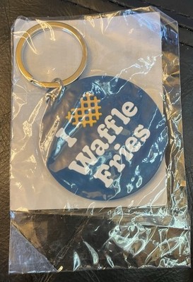 CFA Chick-Fil-A I Love   Waffle Fries Keychain NEW NIP Promo 2024 Rubber