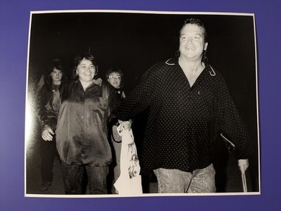 Roseanne Barr und Tom Arnold, seltenes Werbe-Pressefoto von 1989