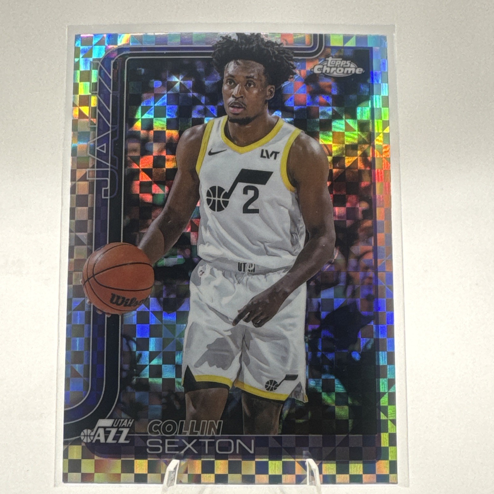 2025-26 Topps Chrome - Collin Sexton #210 X-Fractor  02-B4