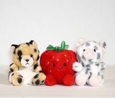 LOT of 3 Pre-Owned Aurora Palm Pals Plush Toys