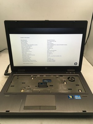 HP PROBOOK 6470B - BOOTS TO BIOS/LOCKED - INTEL I5 3340M - NO RAM - READ DESC-BB
