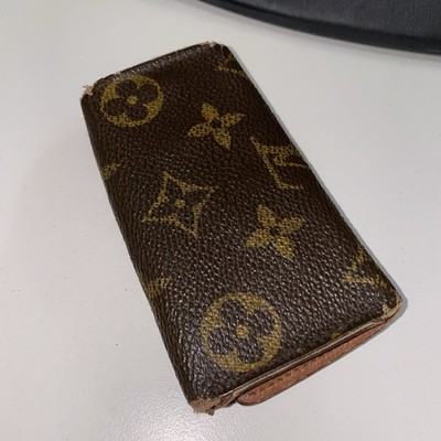 LOUIS VUITTON レザーキーケース Louis Vuitton Vintage Monogram Case, Key Holder, Mini Case w/ Key