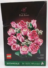 LEGO Botanicals Bouquet of Pink Roses (10374) 789 Pieces - Ages 18+ (#S2-A4)