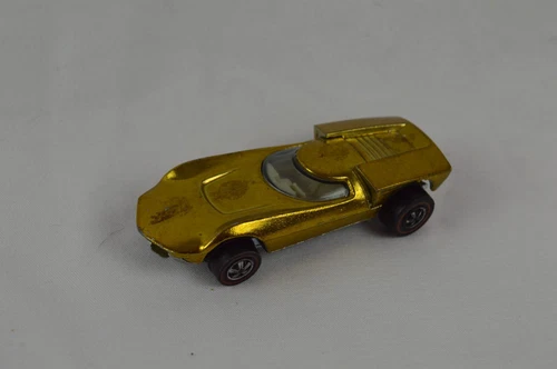 Redline Hot Wheels 1968 Turbofire Gold Spectraflame