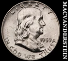 1959-D Franklin Half Dollar- FBL- Choice Gem Brilliant Unc+++ Luster #J2145