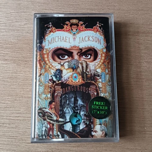 MICHAEL JACKSON - Dangerous - Malaysia Cassette Paper Label