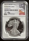 2020-W $1 SILVER AMERICAN EAGLE NGC PF70 signed John M. Mercanti : 06552