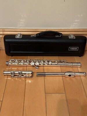 Yamaha 225Sii Silver Plated Flute With Hard Case Made in Japan | eBay