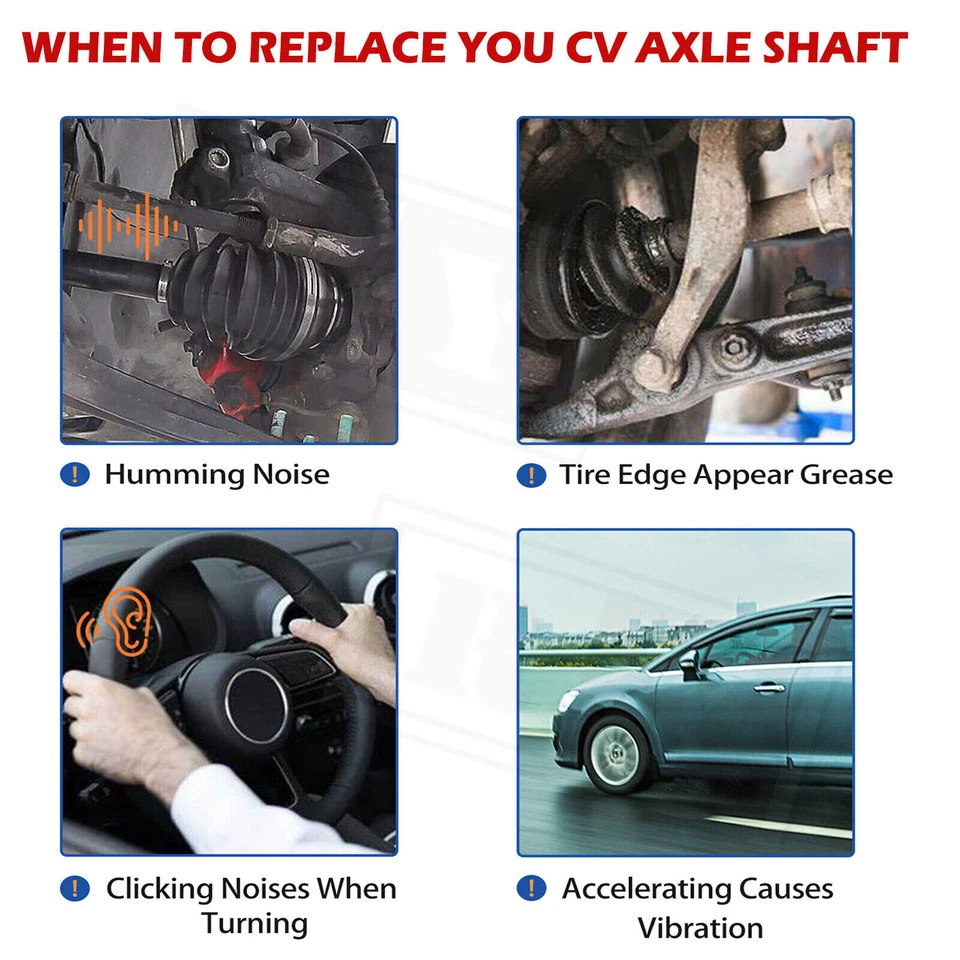 Conjunto de eje CV par delantero para Ford Expedition 2004-2008 Ford F-150 2003-2006 Foto 4 de 4