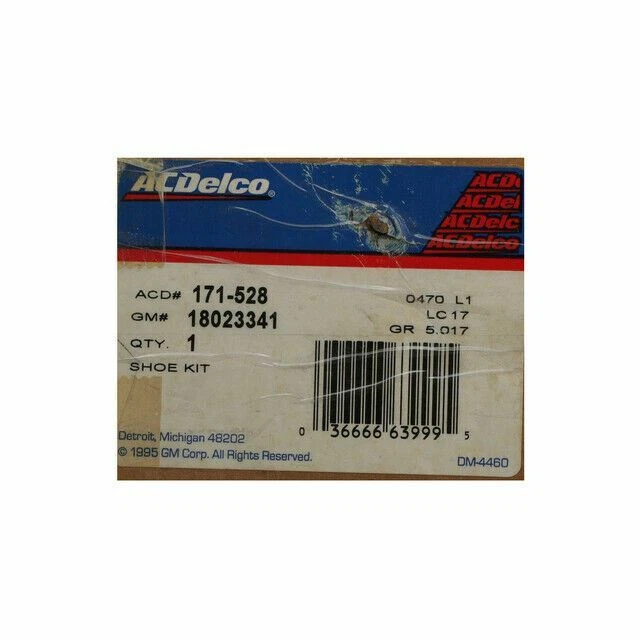 Zapatas de freno de tambor trasero genuinas GM 1988-2002 Chevrolet GMC Blazer G20 P30 18023341 Foto 4 de 4