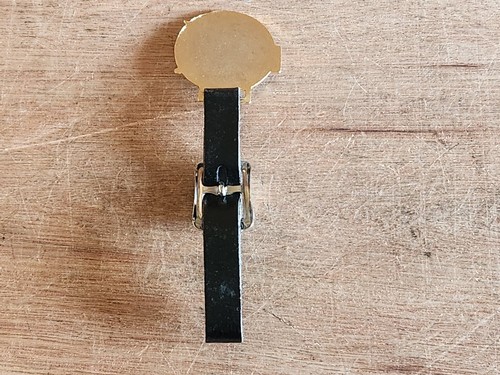 Chicago Burlington Quincy Railroad Pocket Watch FOB Train Advertising Vtg Strap - Picture 7 of 24