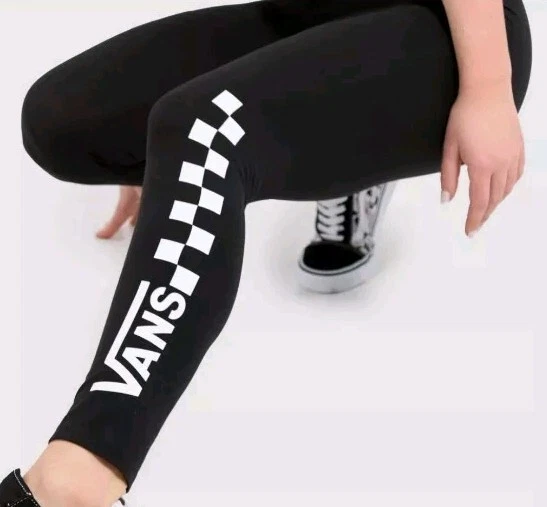 Nuevo con etiquetas Leggings Vans Negros con Cuadros Talla XS Pizarra Mujeres Ropa Informal Foto 2 de 4