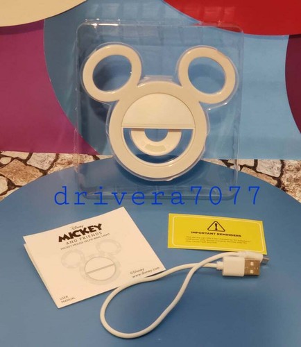 Disney Selfie Ring Adjustable Light White Adjustable LIGHTING NIB - 第 5/5 張圖片