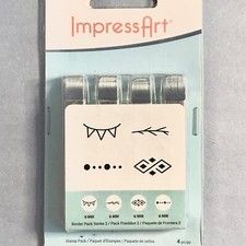 ImpressArt: Border Signature Stamp Pack, Series 2 - NEW SC15K-AJ-4PC 