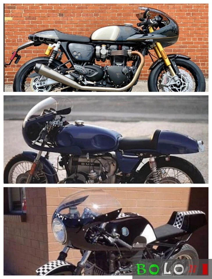 Carenado de faros de 6-1/4" para BMW R80 R60 R100 Thruxton Yamaha Suzuki Café Racer Foto 4 de 4