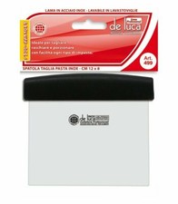 SPATOLA TAGLIA PASTA DOLCI LAMA IN ACCIAIO INOX 12 X 8 CM LINEA PROFESSIONAL