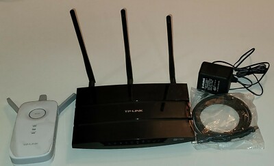 TP-LINK Archer C7 AC1750 Dual Band Wireless Router and AC1750 Range Extender