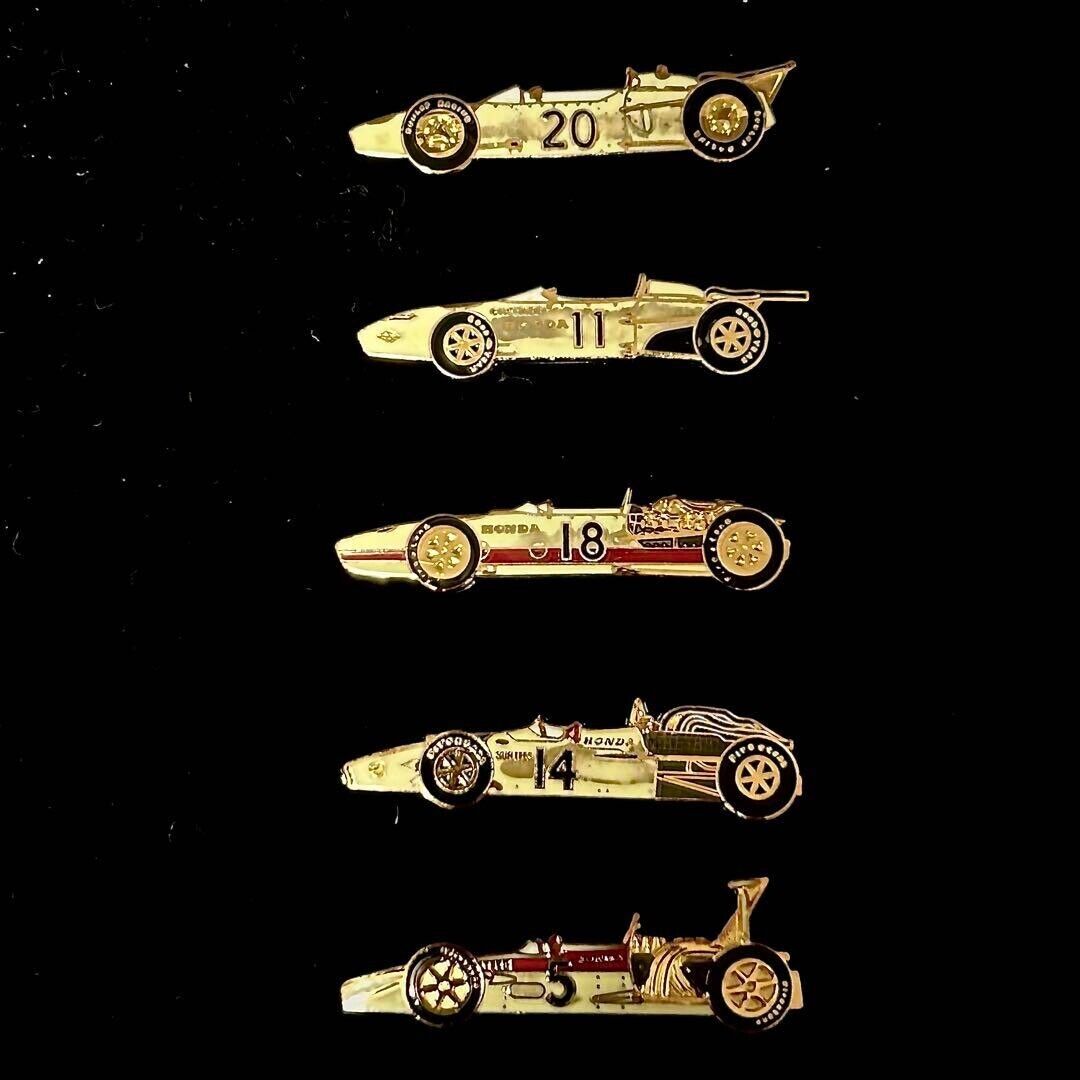 Honda F-1 pin set 50th anniversary limited edition pure gold Honda F-1 pin set 50th anniversary limited edition pure gold